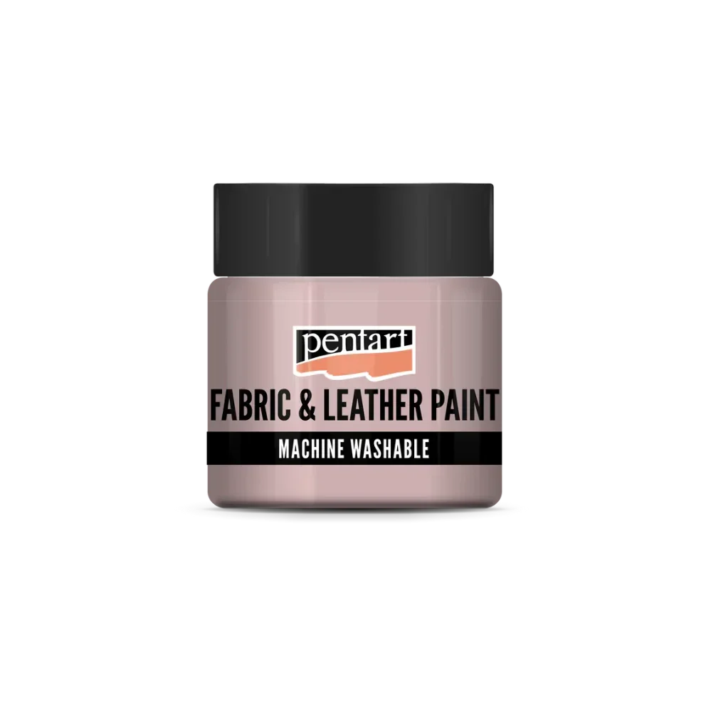 Pentart Textil- und Lederfarbe 50ml - rosa - Bastelschachtel - Textilfabren/ Spray - 34804