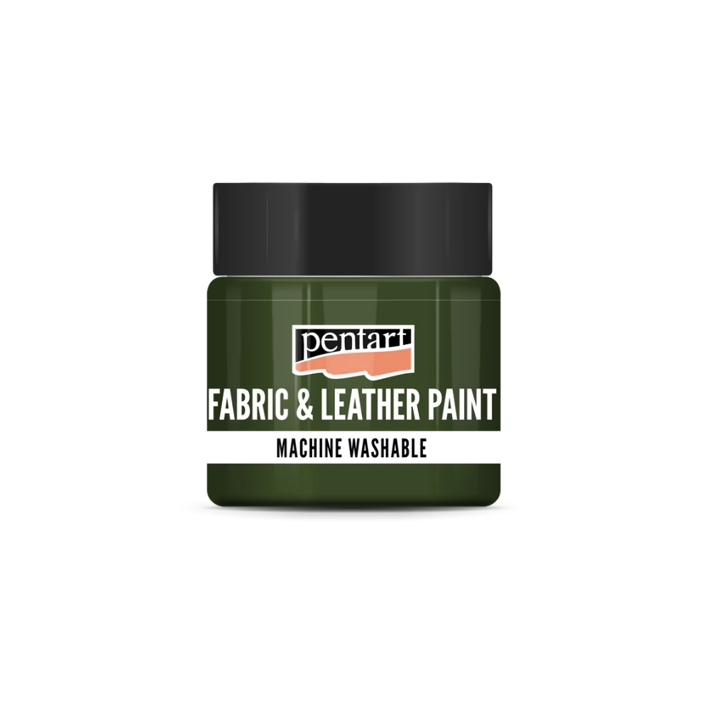 Pentart Textil- und Lederfarbe 50ml - tannengrün