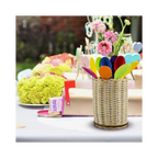 Korbboden Set rund, Ø 13cm für Peddigrohr 3mm - 4St. - Bastelschachtel - Korbböden/ Peddigrohr - BAS-BUND-KORR-13-4