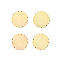 Korbboden Set rund, Ø 13cm für Peddigrohr 3mm - 4St. - Bastelschachtel - Korbböden/ Peddigrohr - BAS-BUND-KORR-13-4