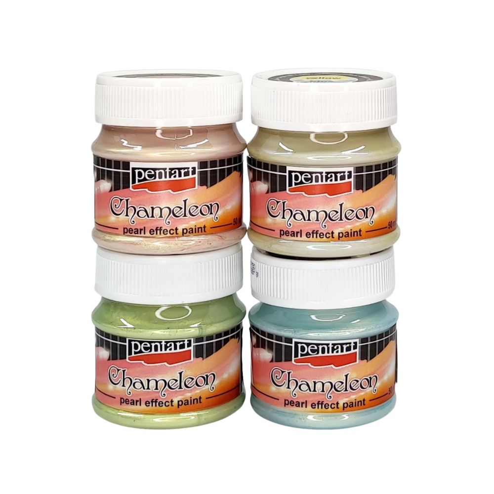 Pentart Acrylfarben in Set Chamäleon 4x50ml - Set 1.