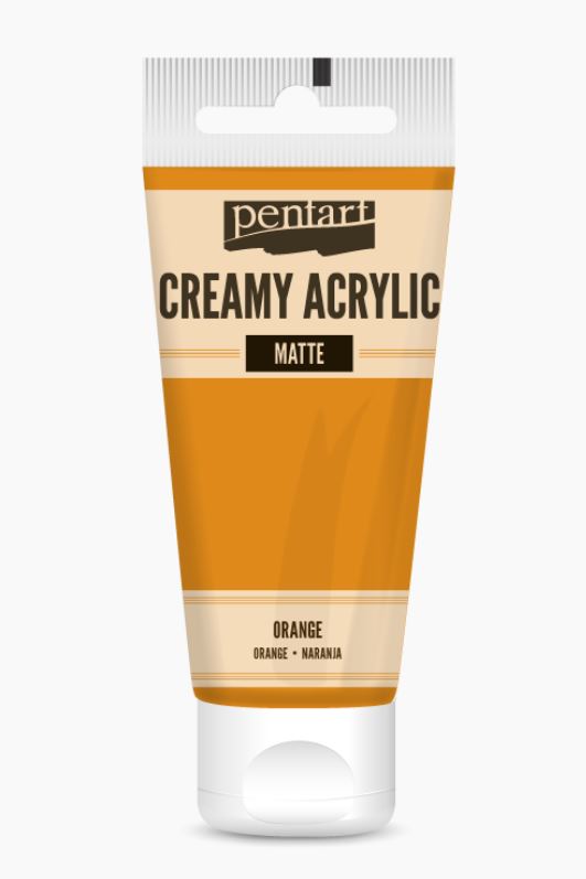 Pentart Creamy Acrylic matt 60ml - orange