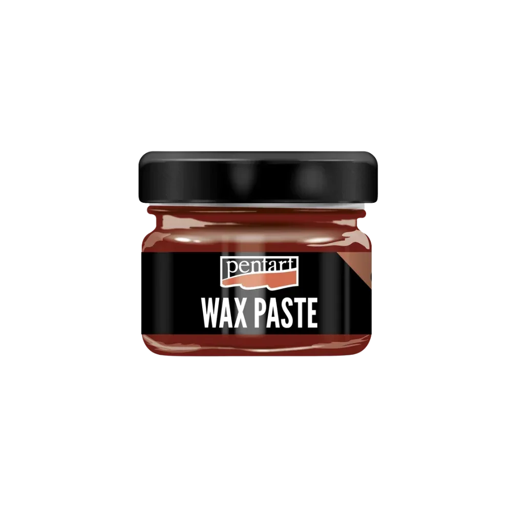 Pentart Wachspaste im Set colored 4x20ml - gelb / rot / olivgrün / blau - Bastelschachtel - Wachspasten/ Antikpasten/ Set - PEN-BUND-WACO4