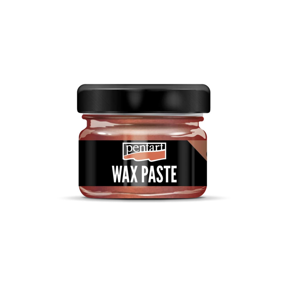 Pentart Wachspaste metallic 20ml - rot