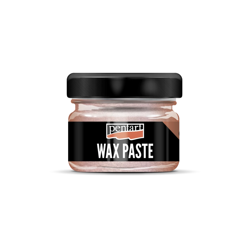 Pentart Wachspaste metallic 20ml - rosegold