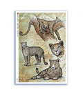ANIMALS-0167. Animals Rice Paper for decoupage.