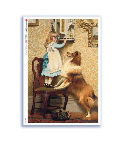 BABY-0087. Rice paper baby for decoupage.