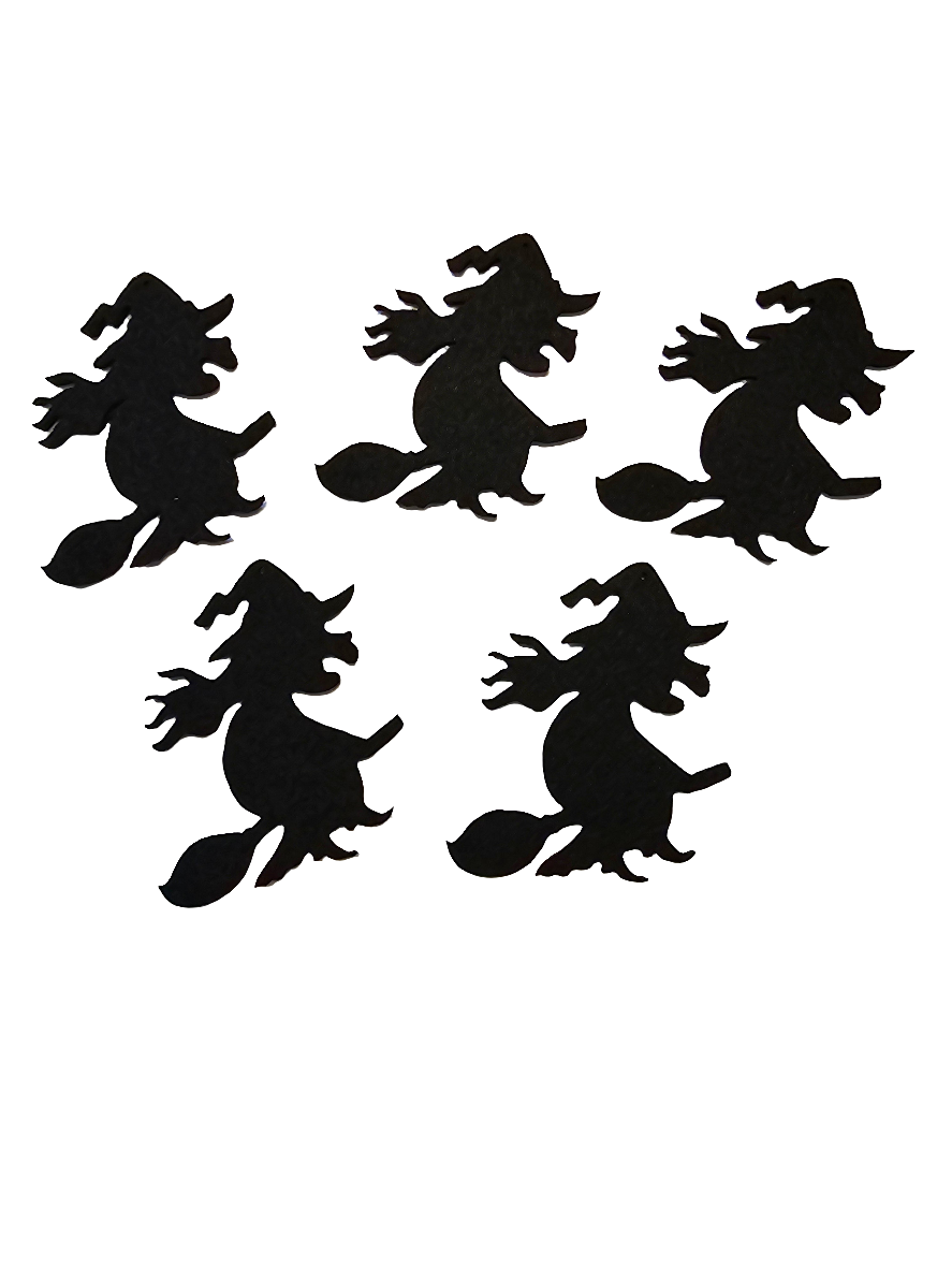 Bastelfilz - Halloween Hexe Waldburgis