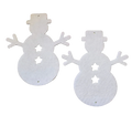 Bastelfilz Figuren - Schneemann riesig, 2-er