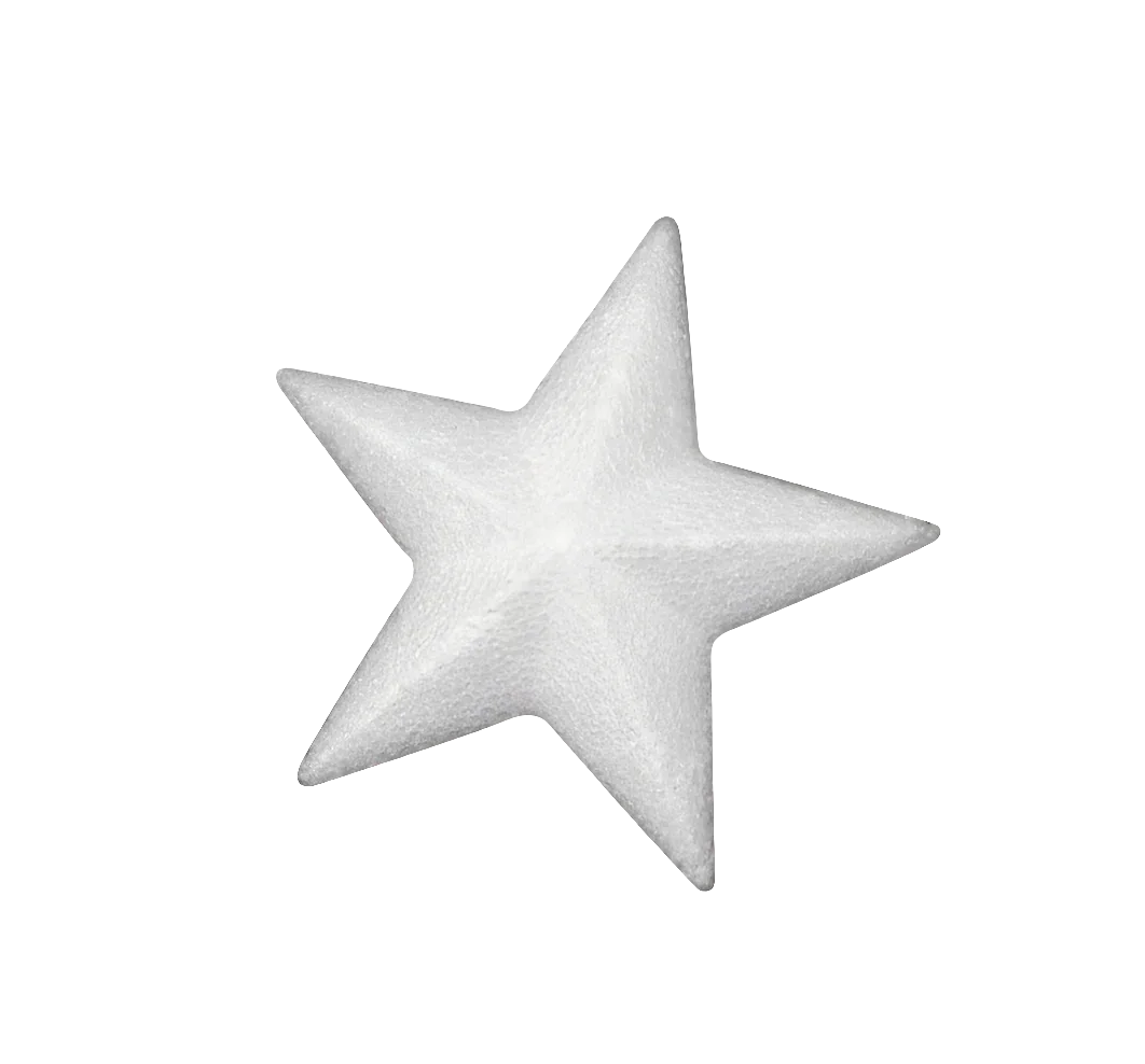 Styropor Sterne - Bastelschachtel - Styrofoam/ Styropor - 750