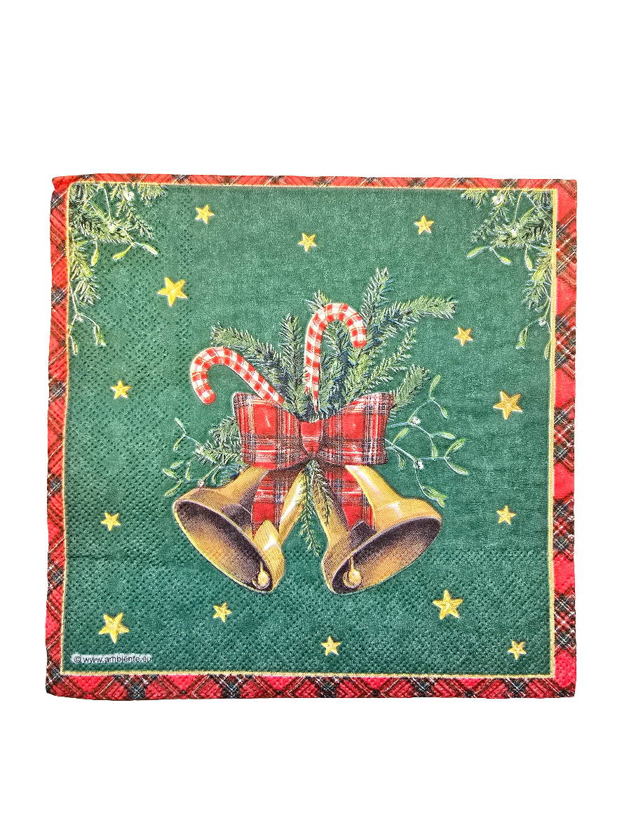 Servietten Set mit Decoupage-Kleber - Weihnachten