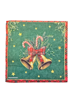 Servietten Set - Weihnachtliche Glocken - Bastelschachtel - Servietten/ Set - 
