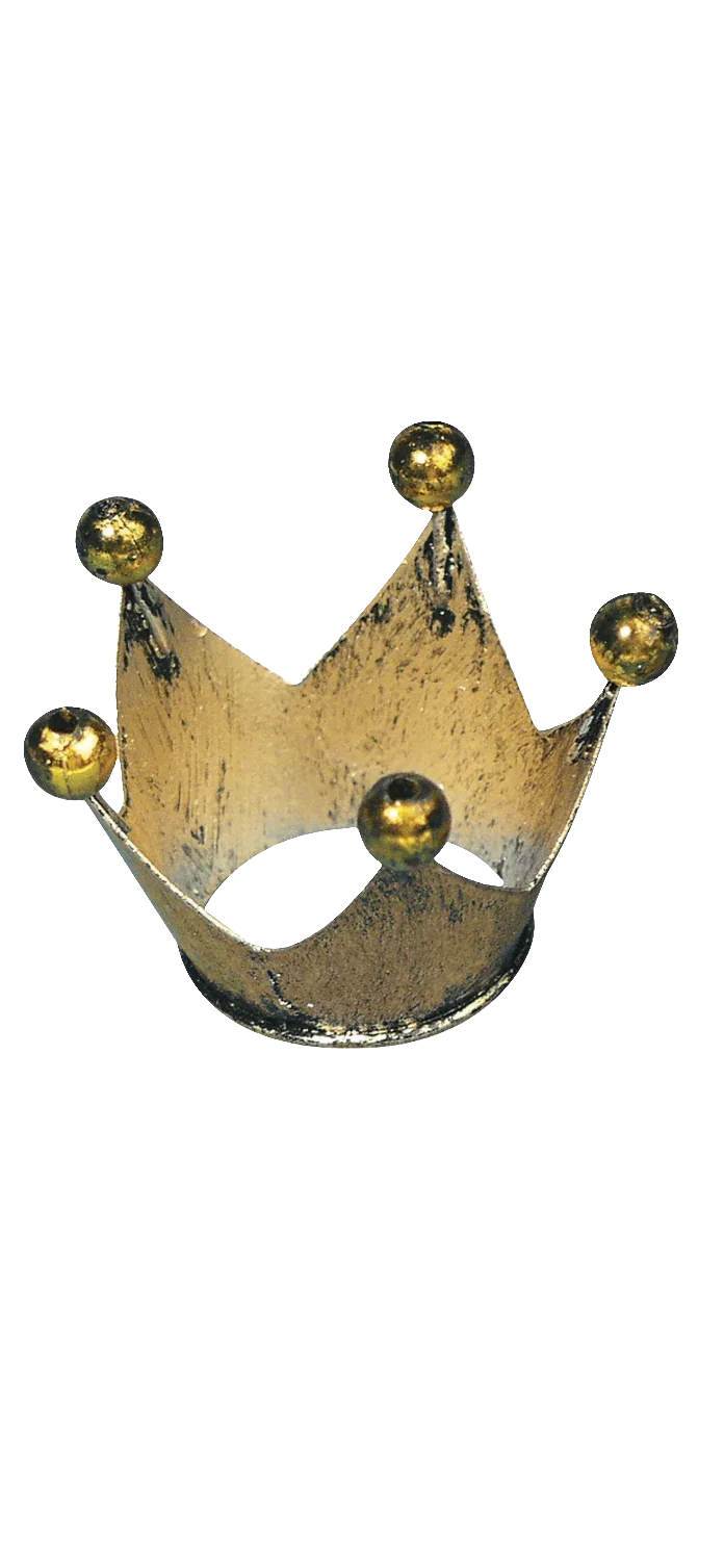 Metallkrone 2,5cm - Bastelschachtel - - 