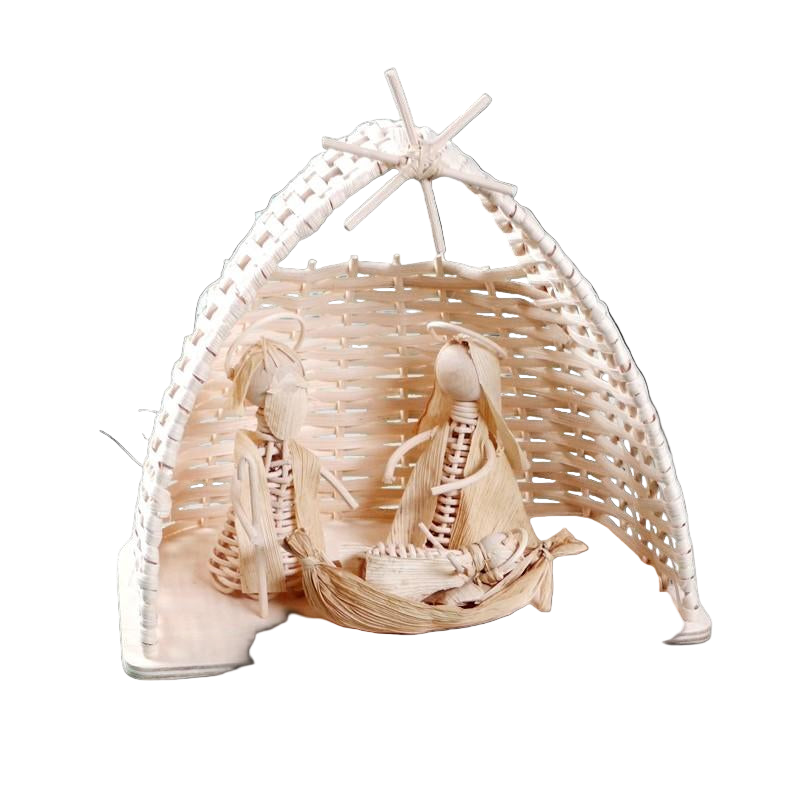 Bastelset aus Peddigrohr - Betlehem