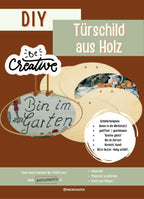 Bastelset Türschild - Bastelschachtel