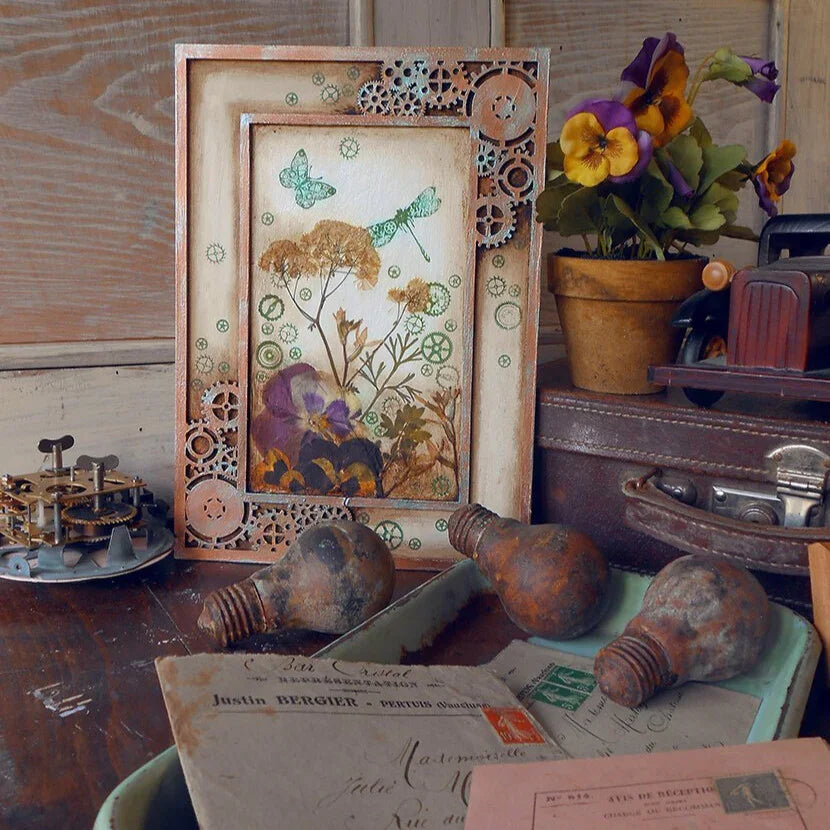 Pentart Dekor Paint Chalky Set 2x100ml - Set 4. - Bastelschachtel - Dekor Paint Chalky 100ml - PEN-BUND-CHAL4