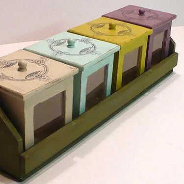 Pentart Dekor Paint Chalky Set 2x100ml - Set 6. - Bastelschachtel - Dekor Paint Chalky 100ml - 