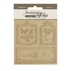 Chipboard 14x14cm - Sunflower art - Frames - Bastelschachtel