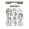 Chipboard 14x14cm - Angels - Bastelschachtel - Chipboard/Die Cuts - 