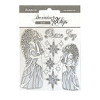 Chipboard 14x14cm - Angels - Bastelschachtel - Chipboard/Die Cuts - 