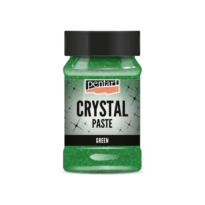 Pentart Crystal paste 100ml - grün