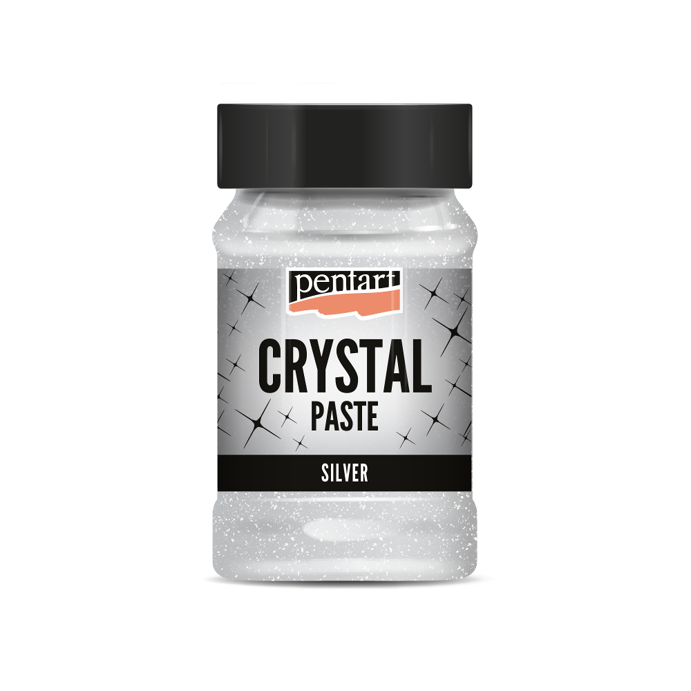 silberne glitzer Paste 100 ml