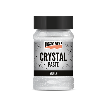 silberne glitzer Paste 100 ml