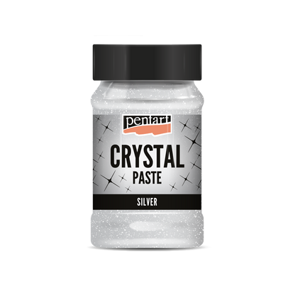 silberne glitzer Paste 100 ml