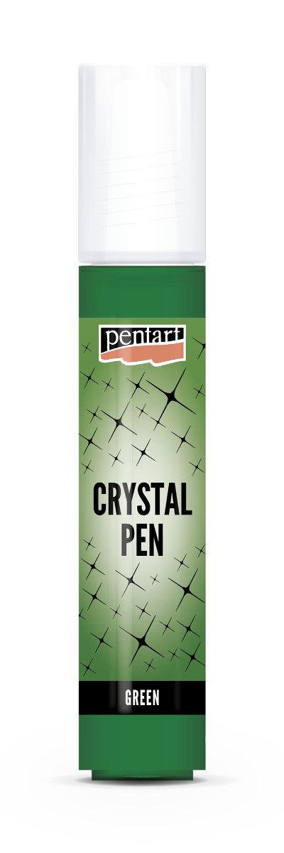 Pentart Kristalstift in der Farbe grün 30ml