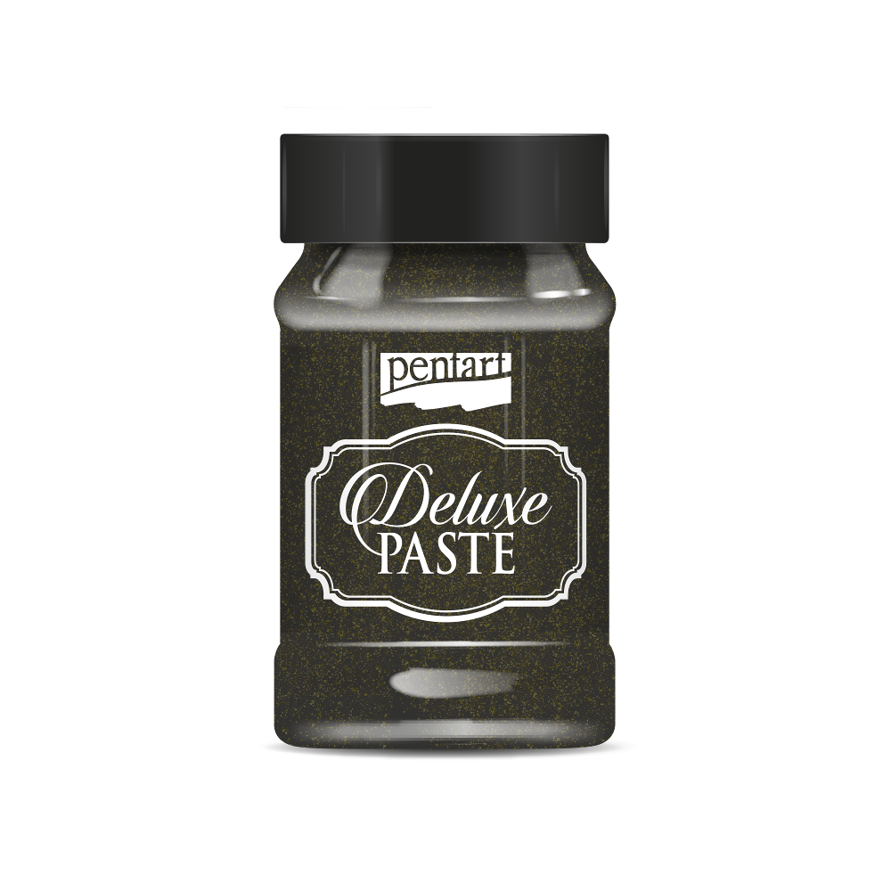 Pentart Deluxe Paste 100ml - schwarzgold