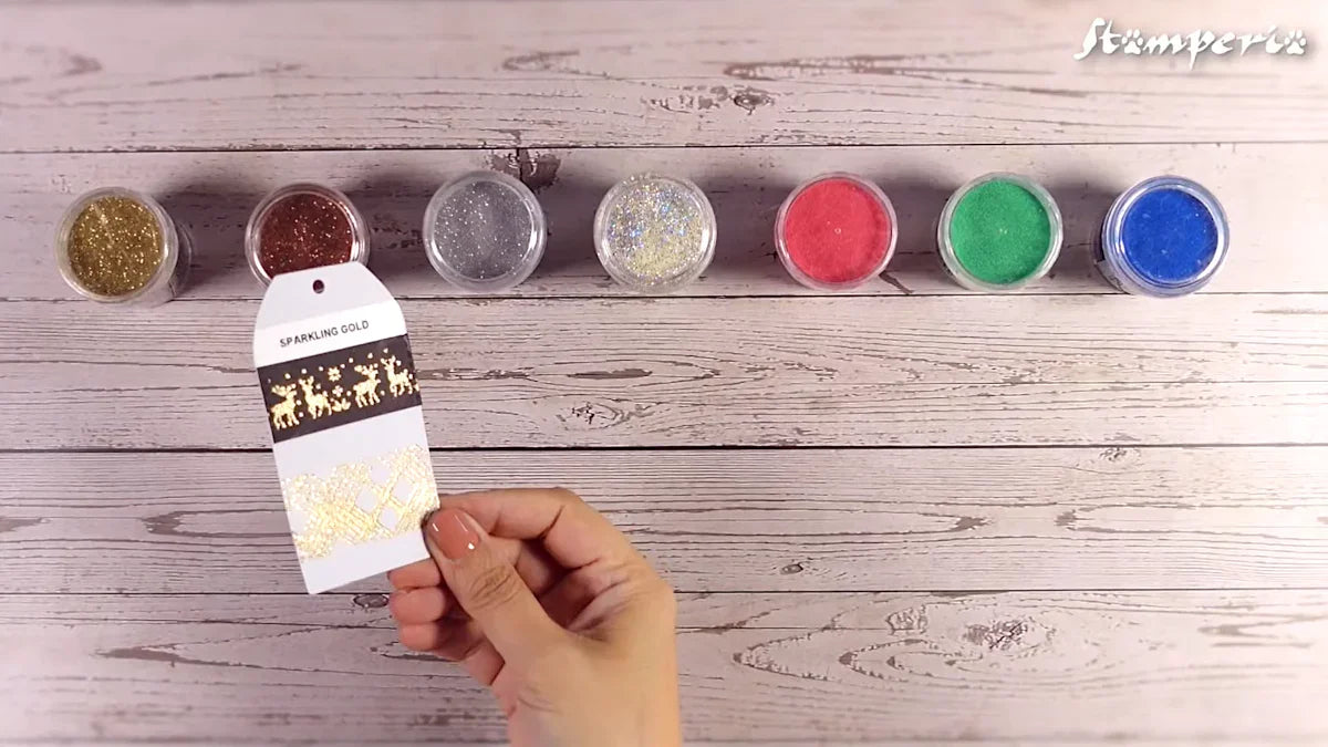 Embossing Pulver 21g - sparkling snow - Bastelschachtel