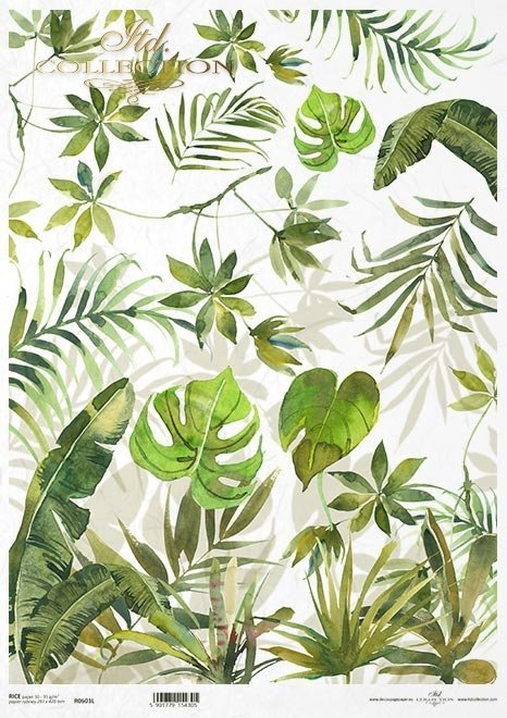 Reispapier A3 - Blätter