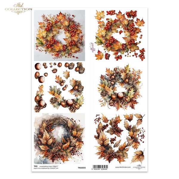 Tagi do scrapbooking (HS code 48025890) TAG0331