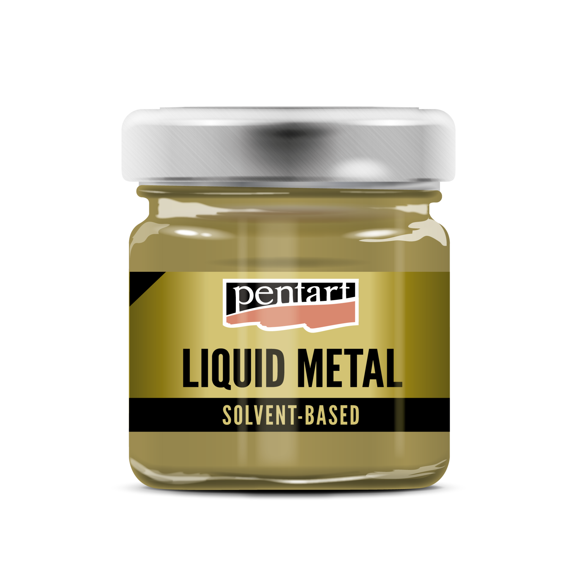 Flüssiges Metall 30ml - gold - Bastelschachtel