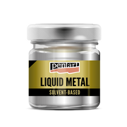 Flüssiges Metall 30ml - silber - Bastelschachtel