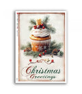 Reispapier -Muffin Weihnachten A5 oder A4