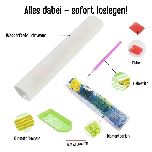 Giraffen DIY Diamantmalerei - Bastelschachtel