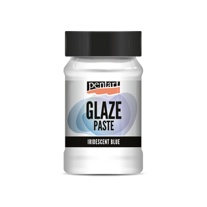 Pentart Glaze paste (Glasurpaste) irisierend blau 100 ml