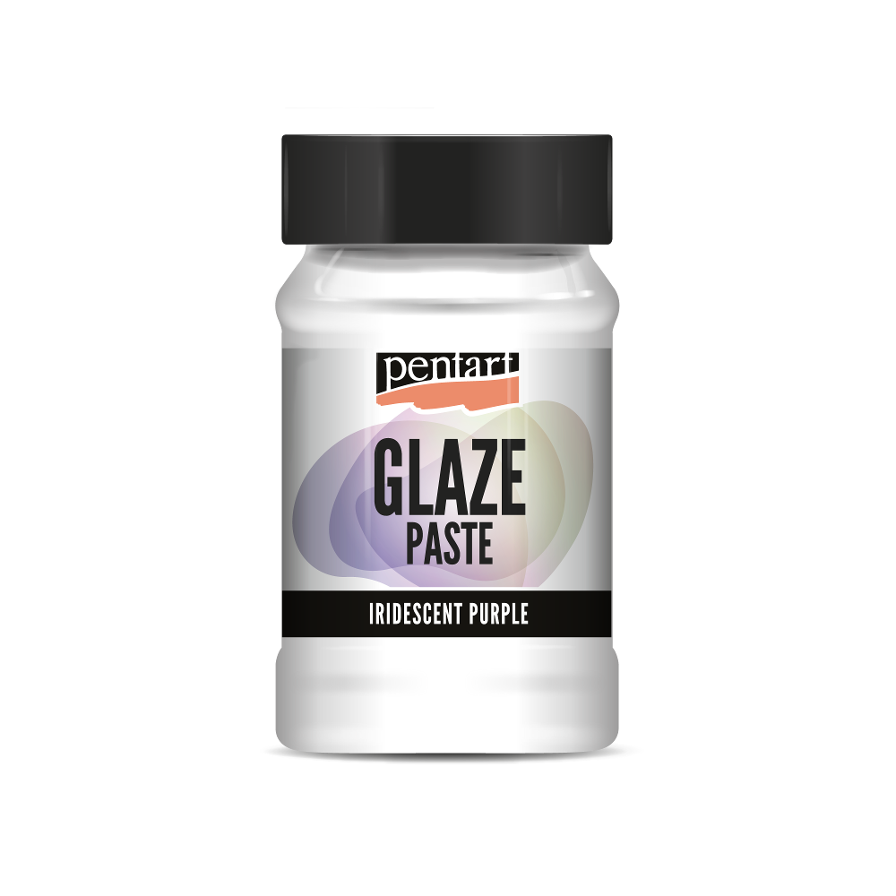 Pentart Glaze paste (Glasurpaste) irisierend lila 100 ml