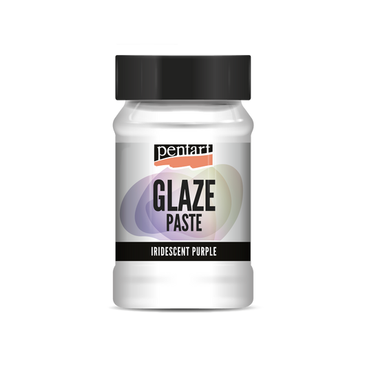 Pentart Glaze paste (Glasurpaste) irisierend lila 100 ml