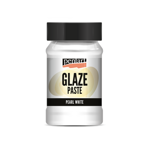 Pentart Glaze paste (Glasurpaste) pearl white 100 ml