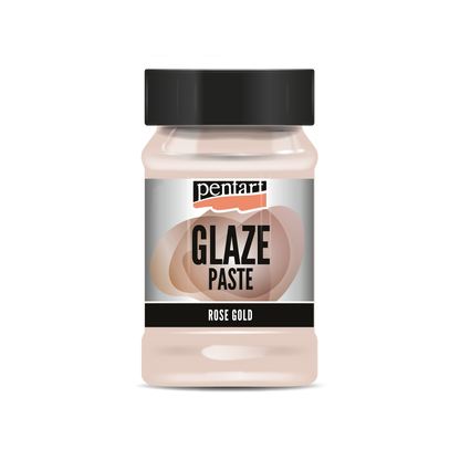 Pentart Glaze paste (Glasurpaste) rosegold 100 ml