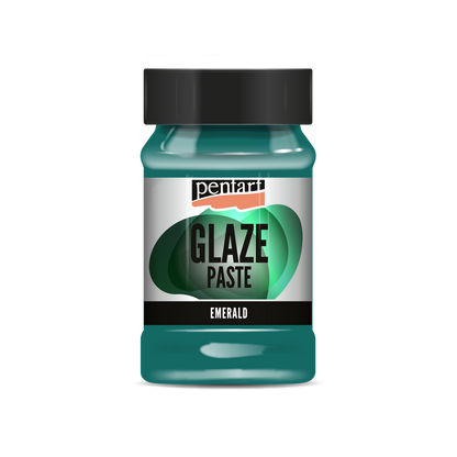 Pentart Glaze paste (Glasurpaste) smaragdgrün 100 ml