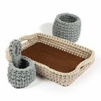 Häkelboden Eckig - Bastelschachtel