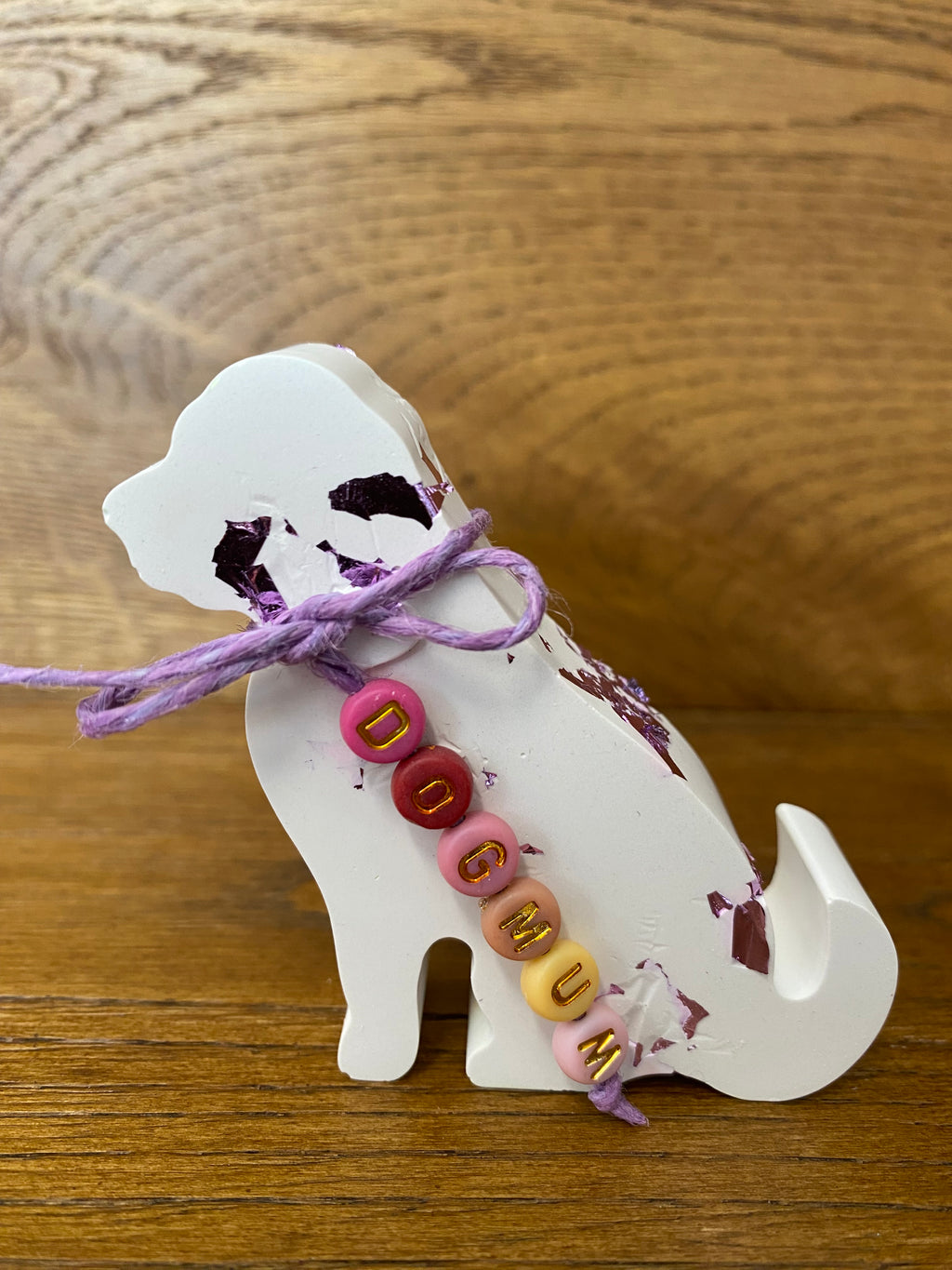 Handgemachte Deko "Hund" - Charmantes Dekorationsstück mit Liebe zum Detail - Bastelschachtel