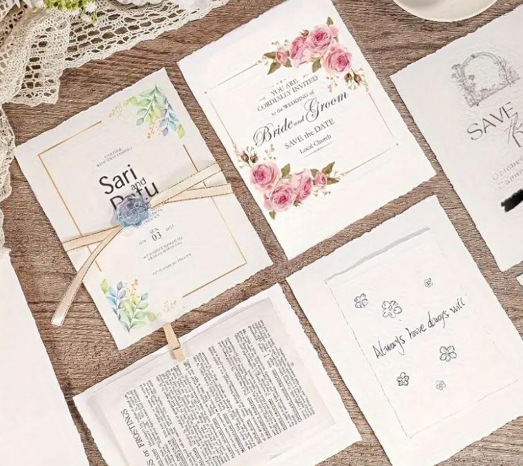 Handgeschöpftes Weißes Papier - Bastelschachtel