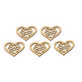 Holzfiguren Herz 35 - Bastelschachtel