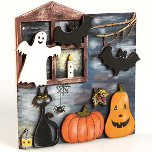 Holzfiguren Set - Halloween - Bastelschachtel