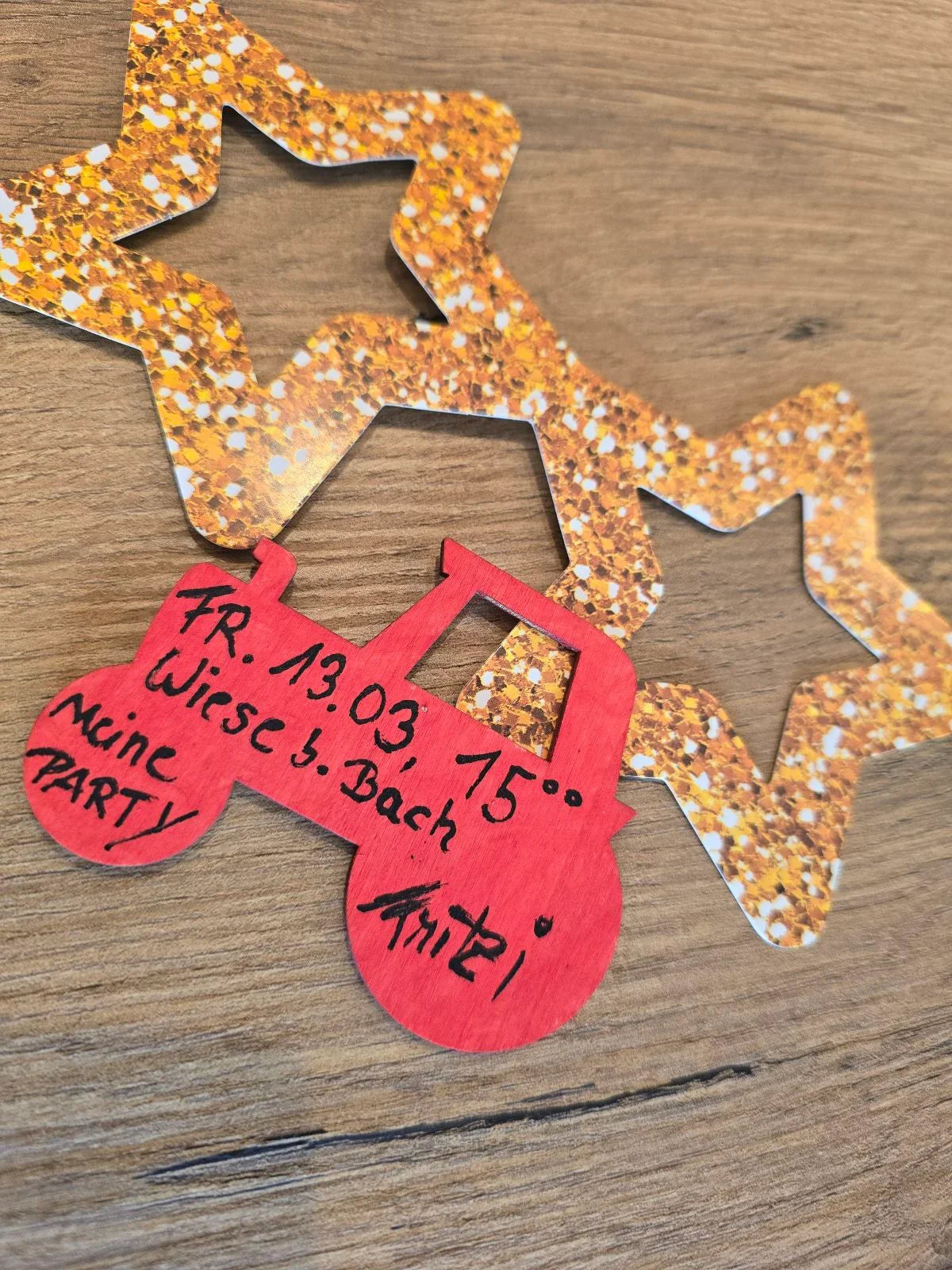 Holzfiguren Traktor - Bastelschachtel