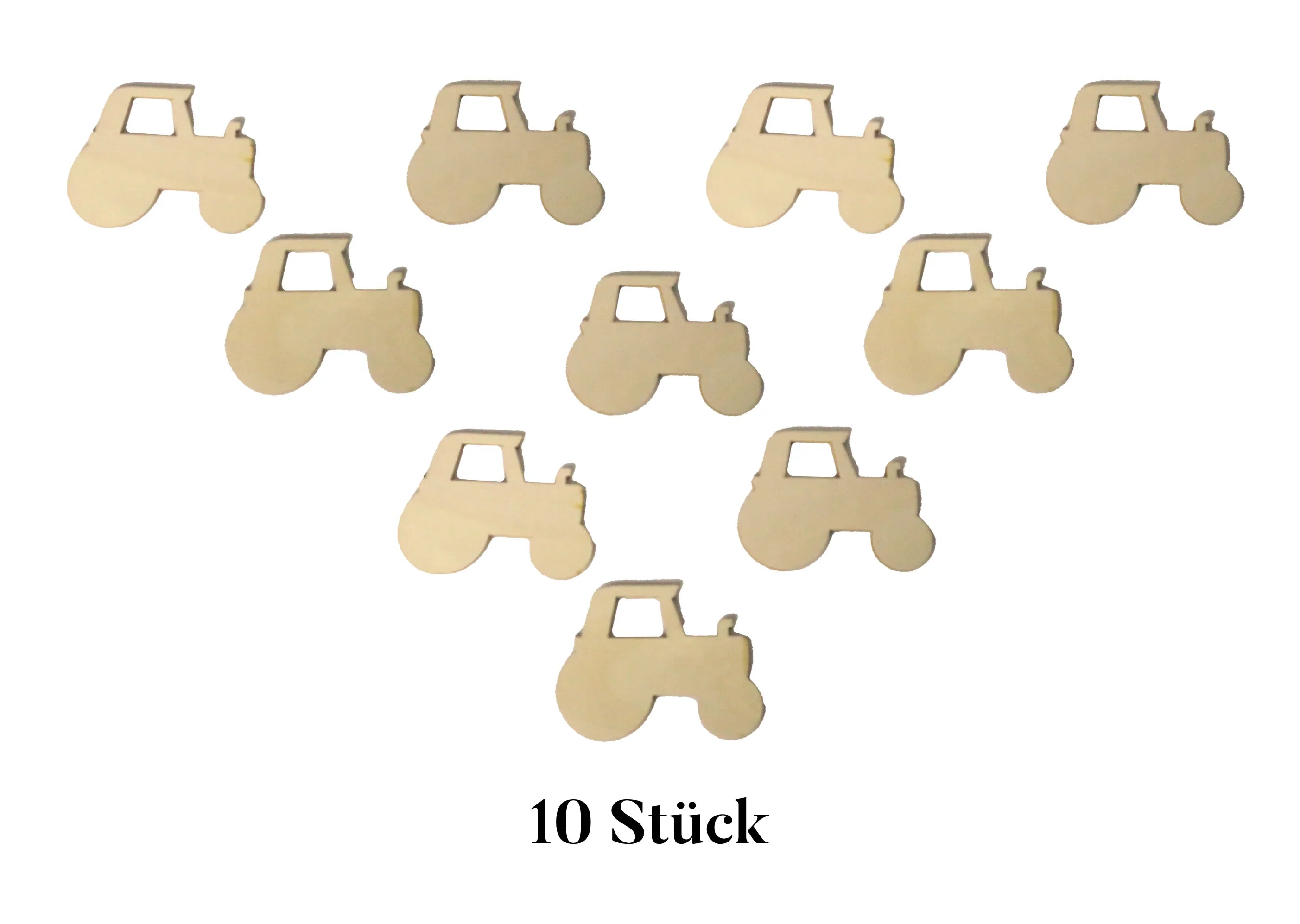 Holzfiguren Traktor - Bastelschachtel